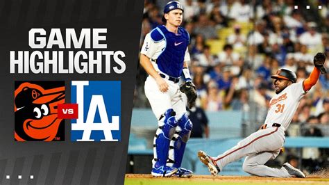 game 24h|Orioles vs. Dodgers Game Highlights (8/29/24) .